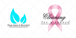 pam and a bucket cleaning for a reason