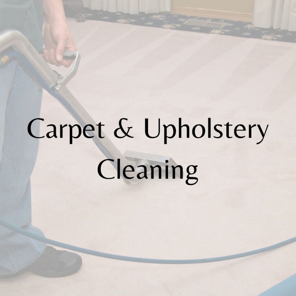 Carpet and Upholstery Cleaning