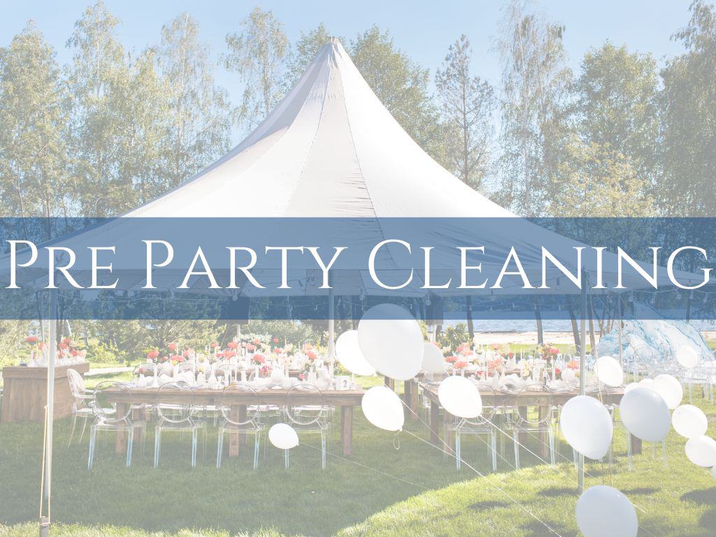 Pre Party Cleaning