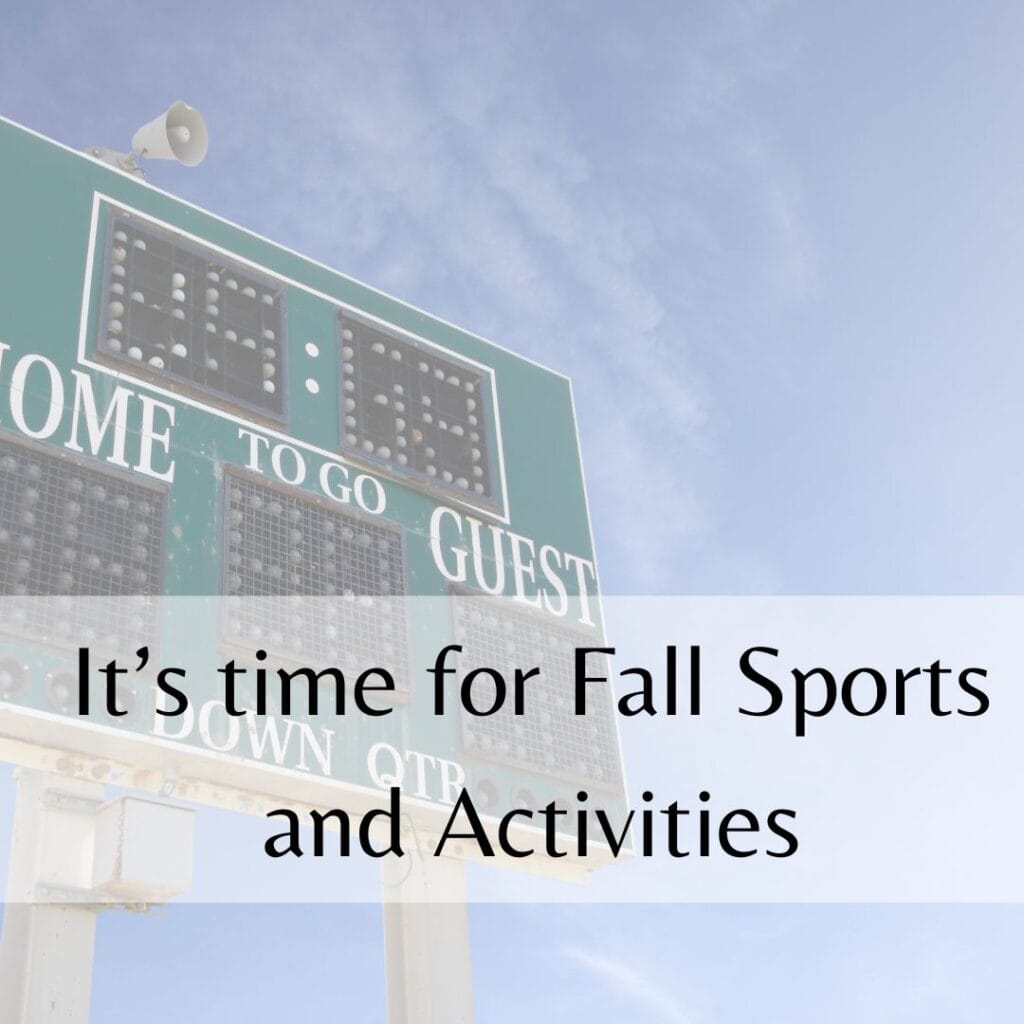 Fall Sports and Activities