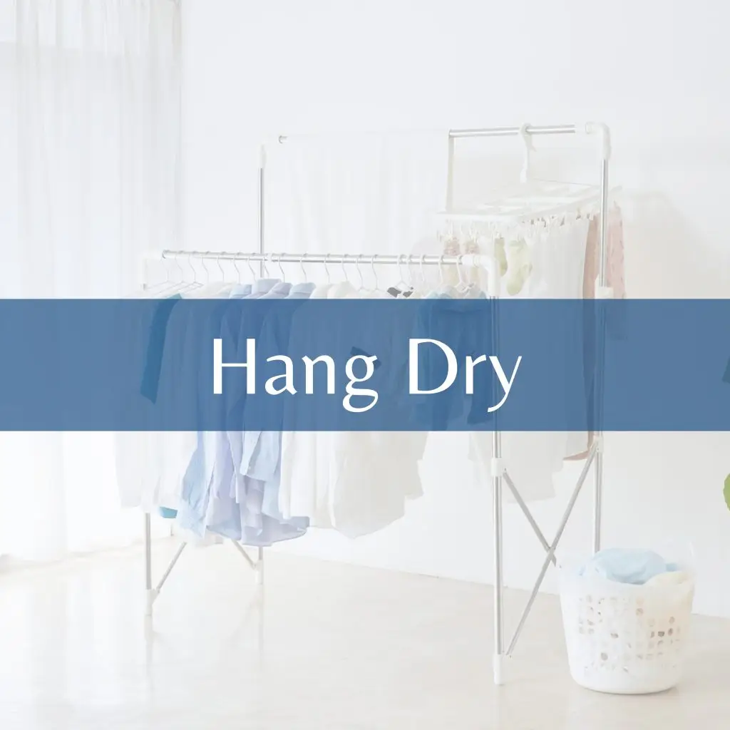 Hang Dry Delicates Laundry Service